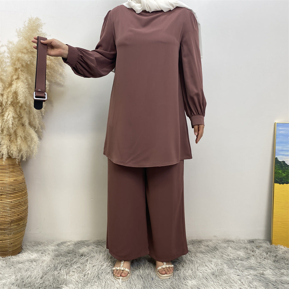 Middle East Dubai Loose Casual Muslim Suit