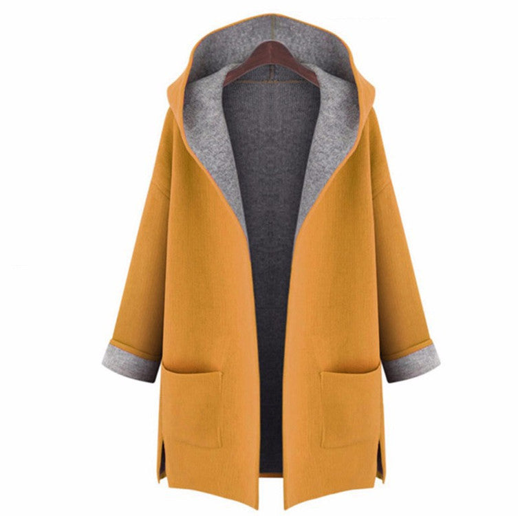 Hooded cardigan