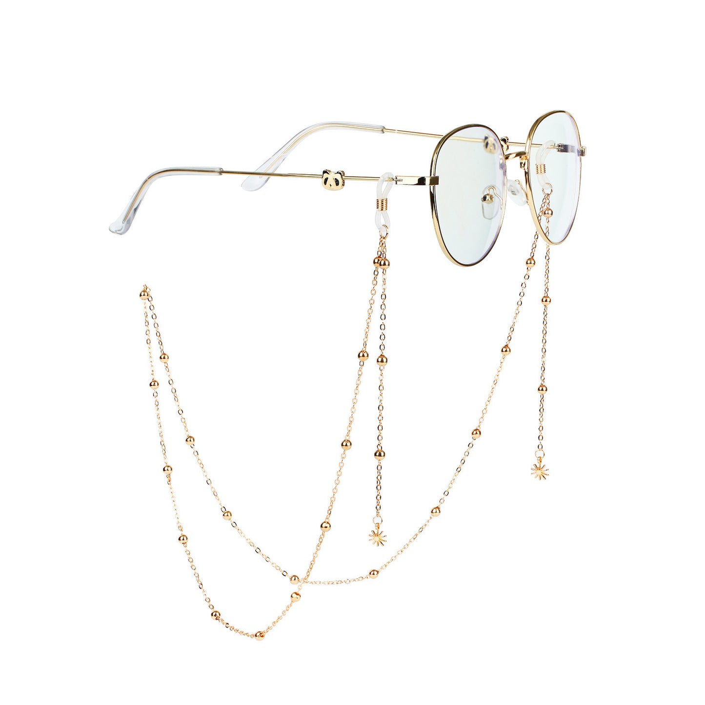 Letter Glasses Chain Fashion Star Butterfly Sun