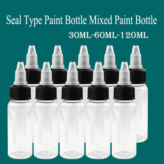 Empty Paint Bottles Storage Bottle