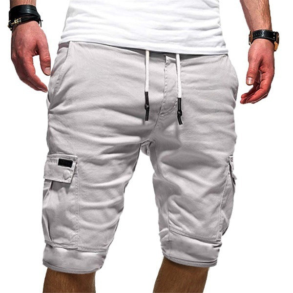 Men Casual Jogger Sports Cargo Shorts Military Combat Workout Gym Trousers Summer Mens Clothing