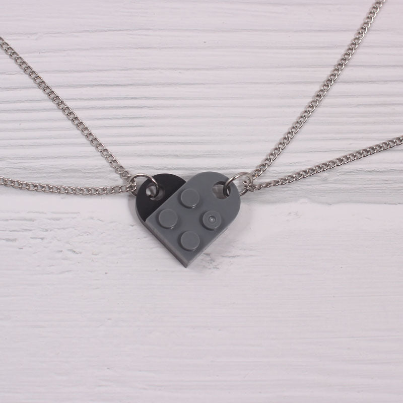 Necklace Can Be Spliced And Split Building Block Pendant Necklace Love