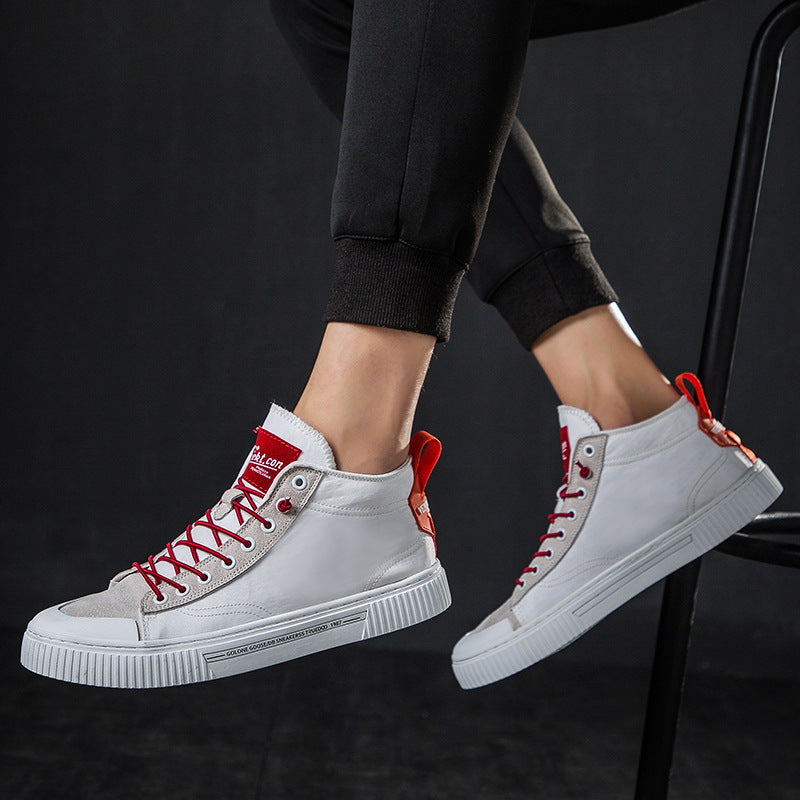 High-top canvas shoes men's shoes