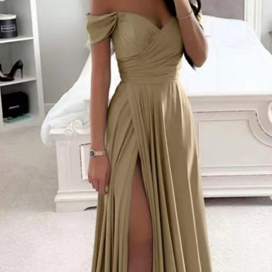 European And American Bridesmaid Dress Bottoming Dress