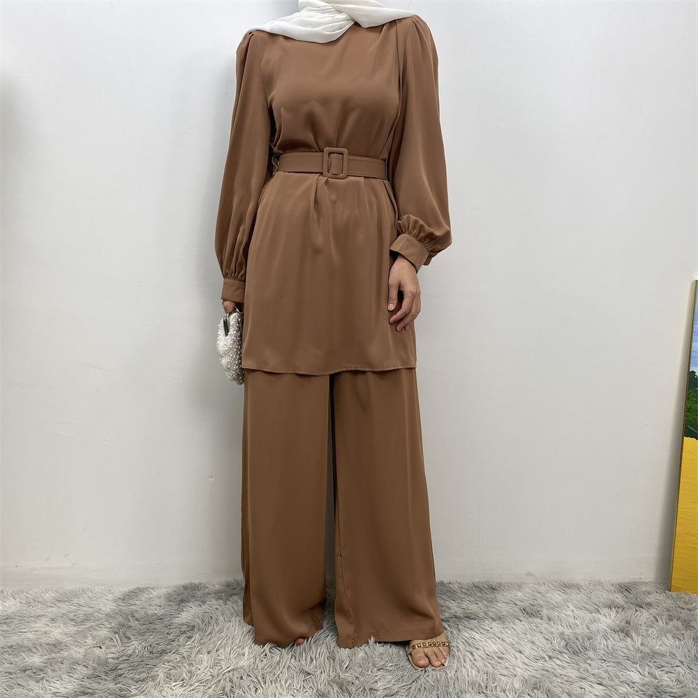 Middle East Dubai Loose Casual Muslim Suit