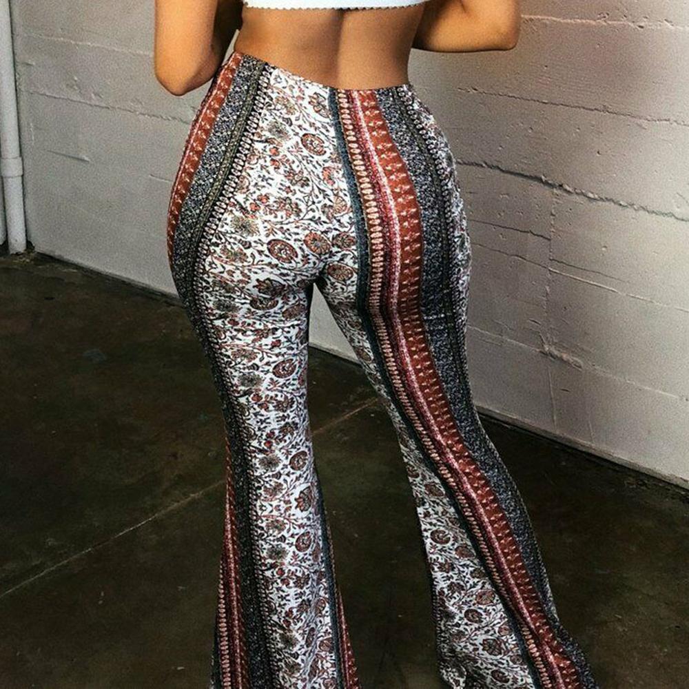 Retro leggings worn outside