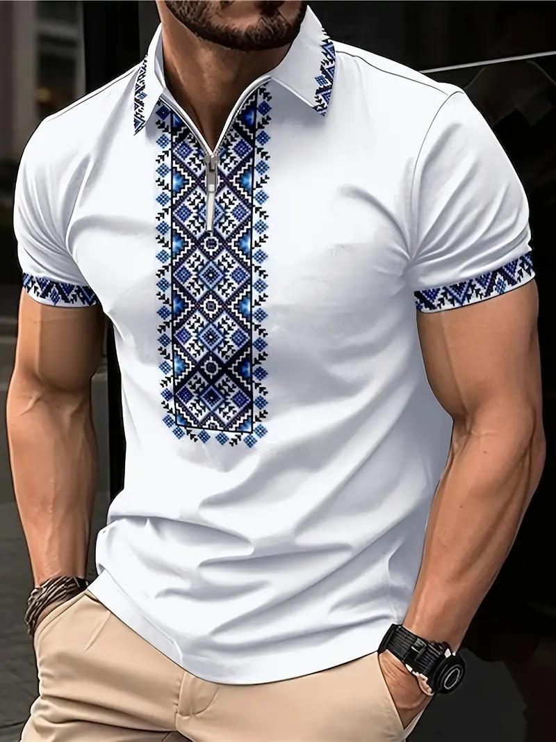 Printed Golf Shirt For Men