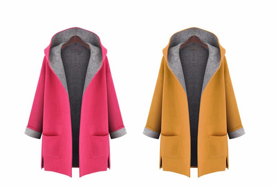 Hooded cardigan