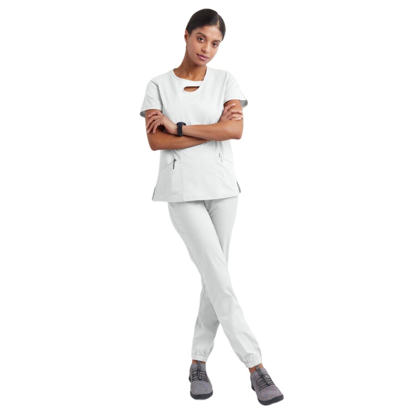 Short Sleeve Hollow Work Clothes Hospital Operating Room Hand-washing Clothes Suit