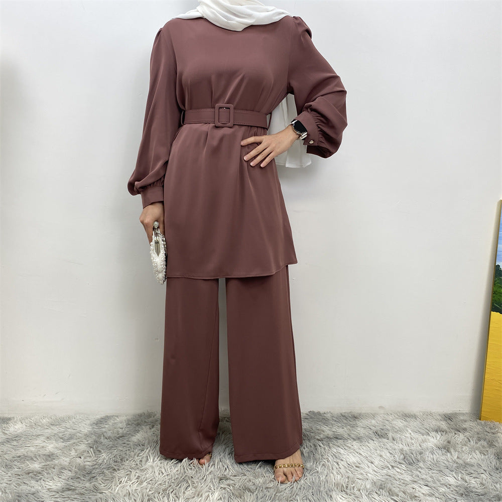 Middle East Dubai Loose Casual Muslim Suit