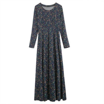 Dress Mother Dress Big Swing Dress Noble Long Skirt Women