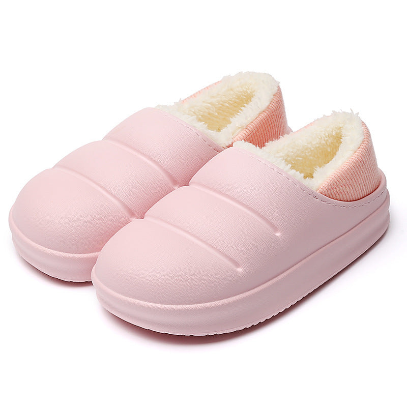 Couple Cotton Slippers Wiomen Winter Warm House Shoes Waterproof Garden Slipper